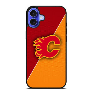CALGARY FLAMES NHL HOCKEY LOGO iPhone 16 Case Cover CALGARY FLAMES NHL HOCKEY LOGO iPhone 16 Case Cover