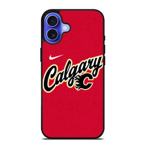 CALGARY FLAMES NHL HOCKEY NIKE iPhone 16 Case Cover CALGARY FLAMES NHL HOCKEY NIKE iPhone 16 Case Cover