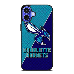 CHARLOTTE HORNETS NBA BASKETBALL LOGO iPhone 16 Case Cover