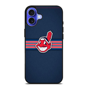 CLEVELAND INDIANS BASEBALL TEAM ICON iPhone 16 Case Cover CLEVELAND INDIANS BASEBALL TEAM ICON iPhone 16 Case Cover