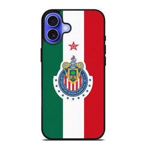 CLUB DEPORTIVO CHIVAS GUADALAJARA iPhone 16 Case Cover CLUB DEPORTIVO CHIVAS GUADALAJARA iPhone 16 Case Cover