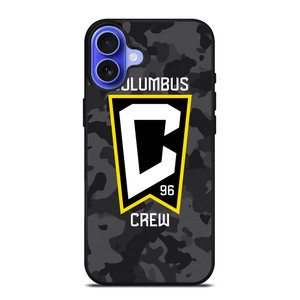 COLUMBUS CREW MLS BLACK CAMO iPhone 16 Case Cover
