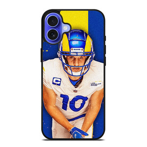 COOPER KUPP LOS ANGELES RAMS iPhone 16 Case Cover COOPER KUPP LOS ANGELES RAMS iPhone 16 Case Cover