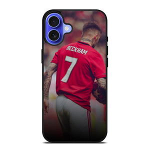 DAVID BECKHAM MANCHESTER UNITED iPhone 16 Case Cover