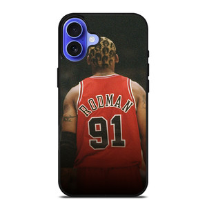 DENNIS RODMAN CHICAGO BULLS NBA 2 iPhone 16 Case Cover
