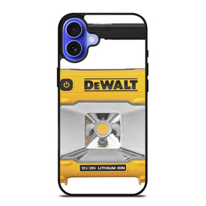DEWALT TOOL LOGO LED WORK LIGHT iPhone 16 Case Cover