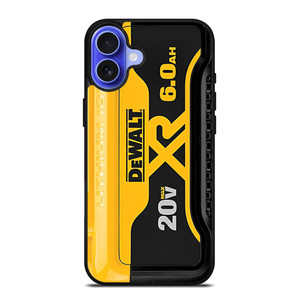 DEWALT TOOL LOGO LITHIUM BATTERY iPhone 16 Case Cover