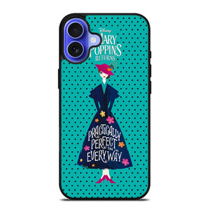 DISNEY MARY POPPINS POLKADOT iPhone 16 Case Cover DISNEY MARY POPPINS POLKADOT iPhone 16 Case Cover
