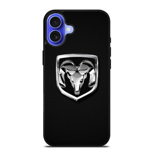 DODGE CARBON FIBER iPhone 16 Case Cover