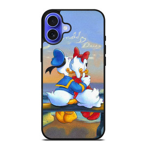 DONALD LOVE DAISY DUCK iPhone 16 Case Cover DONALD LOVE DAISY DUCK iPhone 16 Case Cover