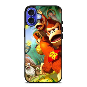 DONKEY KONG NINTENDO GAMES 4 iPhone 16 Case Cover