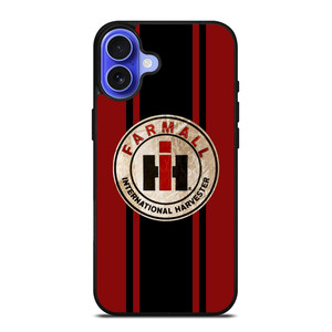 FARMALL INTERNATIONAL HARVESTER BADGE STRIPE iPhone 16 Case Cover