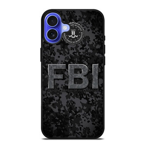 FBI LOGO CAMO iPhone 16 Case Cover FBI LOGO CAMO iPhone 16 Case Cover
