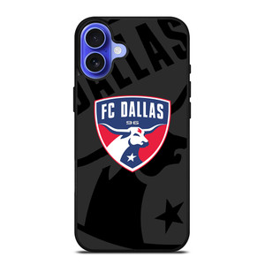 FC DALLAS MLS BLACK iPhone 16 Case Cover