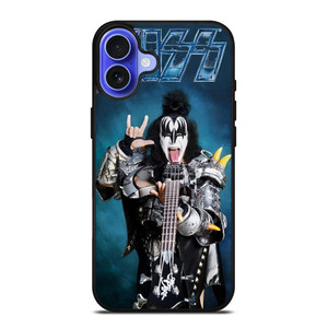 GENE SIMMONS KISS BASSIST iPhone 16 Case Cover