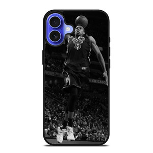 GIANNIS ANTETOKOUNMPO MILWAUKEE BUCKS DUNK iPhone 16 Case Cover