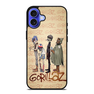 GORILLAZ ENGLISH BAND 3 iPhone 16 Case Cover