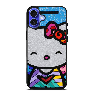 HELLO KITTY ROMERO BRITTO ART iPhone 16 Case Cover