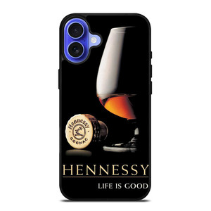 HENNESSY COGNAC LIFE IS GOOD iPhone 16 Case Cover HENNESSY COGNAC LIFE IS GOOD iPhone 16 Case Cover
