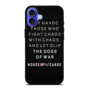 HOUSE OF CARDS QUOTES iPhone 16 Case Cover HOUSE OF CARDS QUOTES iPhone 16 Case Cover