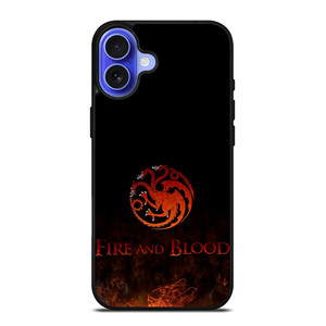 HOUSE OF THE DRAGON FIRE AND BLOOD iPhone 16 Case Cover HOUSE OF THE DRAGON FIRE AND BLOOD iPhone 16 Case Cover