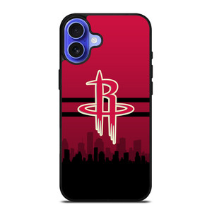 HOUSTON ROCKETS NBA SKYLINE iPhone 16 Case Cover