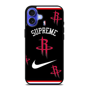 HOUSTON ROCKETS NBA X SUPREME NIKE iPhone 16 Case Cover