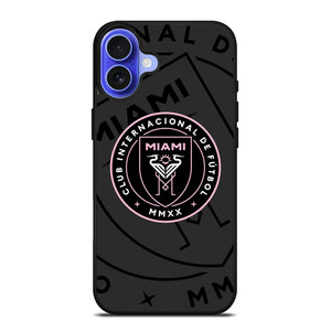 INTER MIAMI CF MLS BLACK iPhone 16 Case Cover