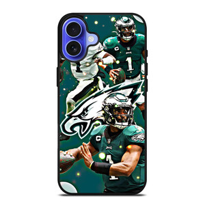 JALEN HURTS PHILADELPHIA EAGLES FOOTBALL iPhone 16 Case Cover