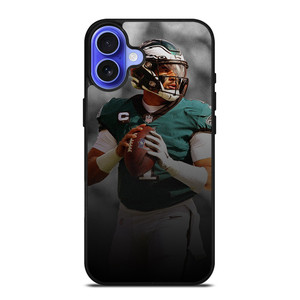 JALEN HURTS PHILADELPHIA EAGLES NFL iPhone 16 Case Cover JALEN HURTS PHILADELPHIA EAGLES NFL iPhone 16 Case Cover