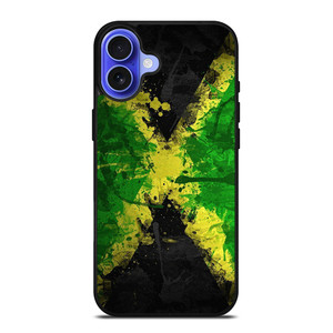 JAMAICAN FLAG SPLASH iPhone 16 Case Cover