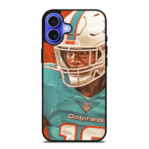 JAYLEN WADDLE MIAMI DOLPHINS NFL iPhone 16 Case Cover JAYLEN WADDLE MIAMI DOLPHINS NFL iPhone 16 Case Cover