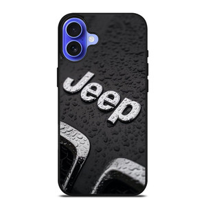 JEEP CAR LOGO UNDER RAIN iPhone 16 Case Cover