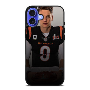 JOE BURROW CINCINNATI BENGALS NFL iPhone 16 Case Cover JOE BURROW CINCINNATI BENGALS NFL iPhone 16 Case Cover