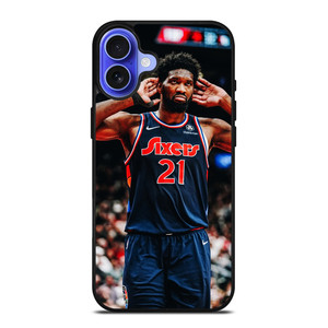 JOEL EMBIID PHILADELPHIA SIXERS COOL iPhone 16 Case Cover