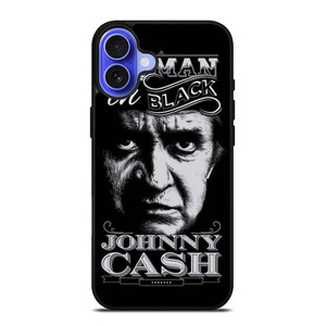 JOHNNY CASH MAN IN BLACK iPhone 16 Case Cover