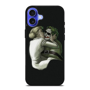 JOKER HARLEY QUINN KISSING iPhone 16 Case Cover JOKER HARLEY QUINN KISSING iPhone 16 Case Cover