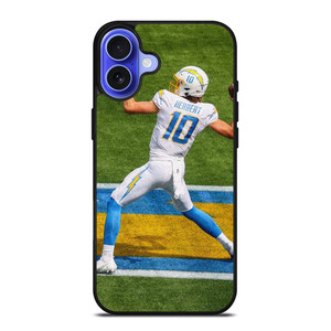JUSTIN HERBERT 10 LOS ANGELES CHARGERS NFL FOOTBALL iPhone 16 Case Cover
