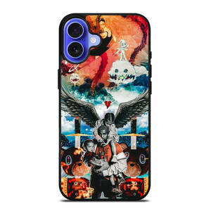 KANYE WEST RAPPER COLLAGE iPhone 16 Case Cover KANYE WEST RAPPER COLLAGE iPhone 16 Case Cover