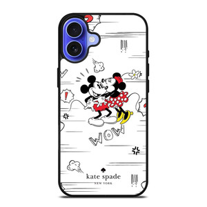 KATE SPADE NEW YORK LOGO X MICKEY MINNIE MOUSE DISNEY iPhone 16 Case Cover