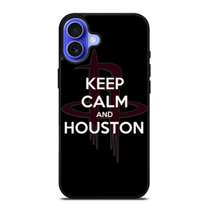 KEEP CALM AND GO HOUSTON ROCKETS iPhone 16 Case Cover