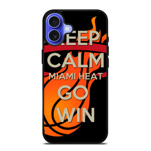 KEEP CALM AND GO MIAMI HEAT 2 iPhone 16 Case Cover