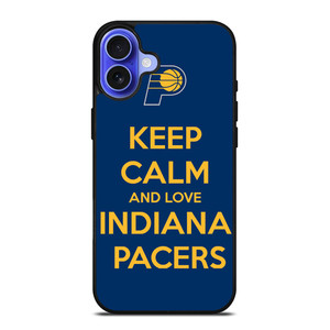 KEEP CALM AND LOVE INDIANA PACERS iPhone 16 Case Cover