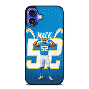 KHALIL MACK LOS ANGELES CHARGERS iPhone 16 Case Cover KHALIL MACK LOS ANGELES CHARGERS iPhone 16 Case Cover