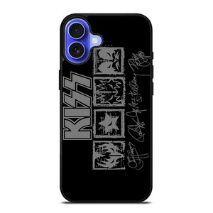 KISS ROCK BAND MEMBER ICON iPhone 16 Case Cover