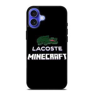 LACOSTE X MINECRAFT GAMES iPhone 16 Case Cover LACOSTE X MINECRAFT GAMES iPhone 16 Case Cover