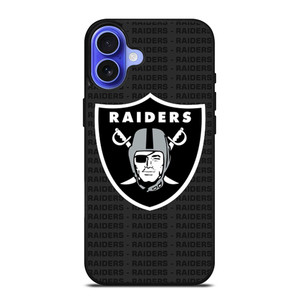 LAS VEGAS RAIDERS FOOTBALL TEXT iPhone 16 Case Cover