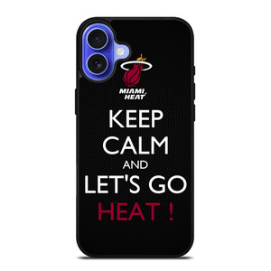 LETS GO MIAMI HEAT NBA BASKETBALL 2 iPhone 16 Case Cover LETS GO MIAMI HEAT NBA BASKETBALL 2 iPhone 16 Case Cover