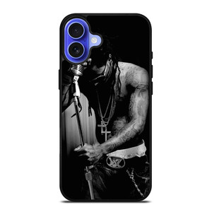 LIL WAYNE BLACK WHITE iPhone 16 Case Cover LIL WAYNE BLACK WHITE iPhone 16 Case Cover