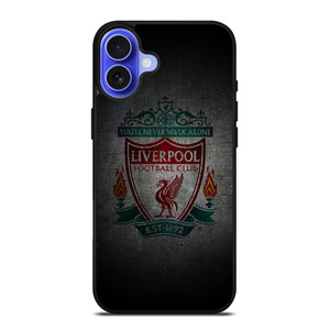LIVERPOOL YOU'LL NEVER WALK ALONE GRUNGE LOGO iPhone 16 Case Cover LIVERPOOL YOU'LL NEVER WALK ALONE GRUNGE LOGO iPhone 16 Case Cover